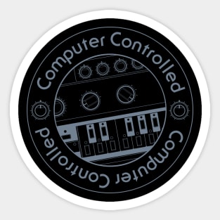 303 Bassline Circle: Computer Controlled Sticker